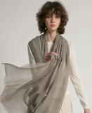 Sheer Cotton Long Scarf