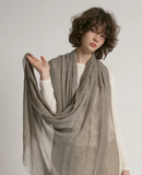 Sheer Cotton Long Scarf
