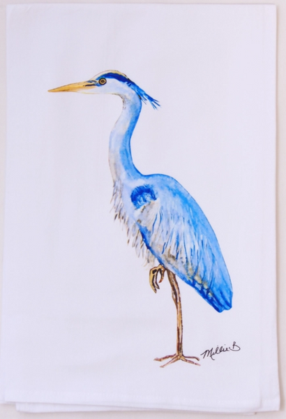 Blue Heron Tea Towel