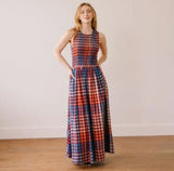 Cabernet Gingham Jane Dress