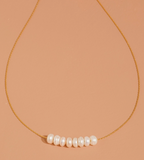 Jane Pearl Bar Necklace | 18K Gold Non-Tarnish