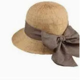 Woven Paper Brim Flat Brim Hat Spring