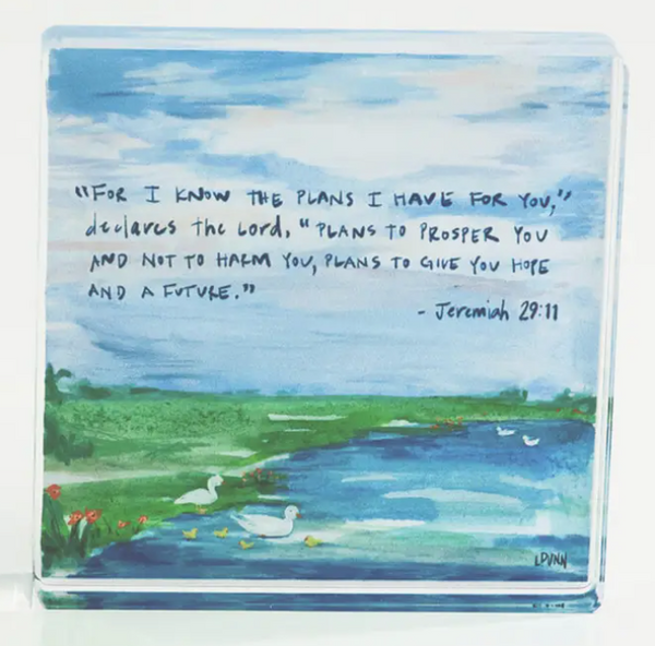 Jeremiah 29:11 Acrylic Scripture Block