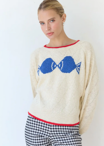 Kissing Fish Sweater