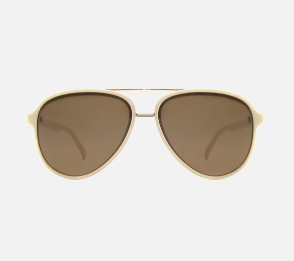 Knox Ivory Kohv Sunglasses