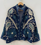 Nightfall Hand-Embroidered Velvet Jacket