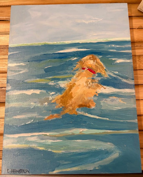 "Paddling Out"