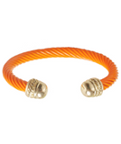 Dome End Color Cable Cuff