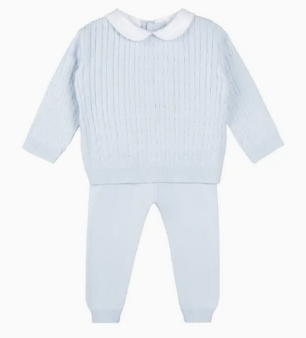 Boys Peter Pan Cable Knit Set