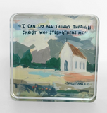Phillipians 4:13 Acrylic Scripture Block