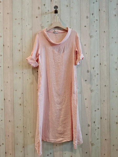 Linen Boatneck Dress