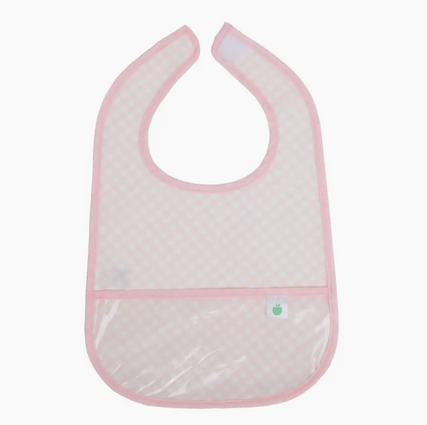 Wipe It Bib | Pink Gingham