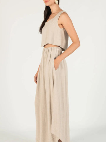 Linen Maxi Skirt