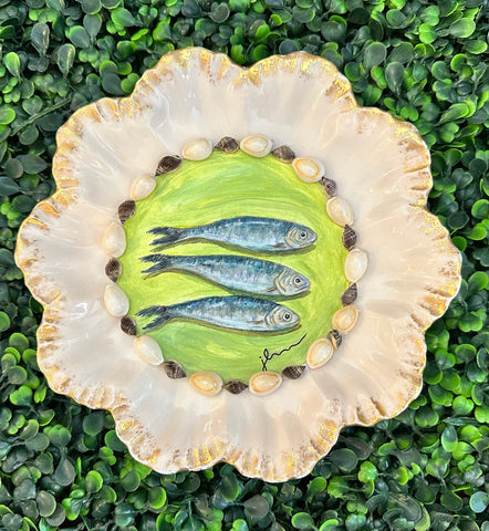 8" Sardine Shell Plate