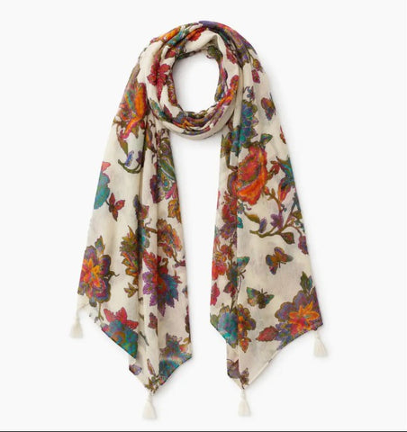 Sorrento Cotton Tassel Scarf