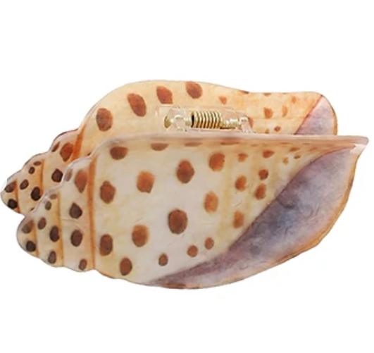 Conch Shell Hair Clip | Natural