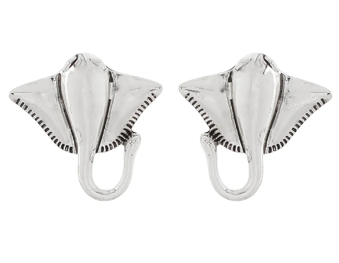 Ray Earrings | Silver