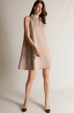 P. CILL Butter Modal Sleeveless Tennis Dress Taupe