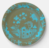 La Chinoiserie Teal 9" Paper Party Plate