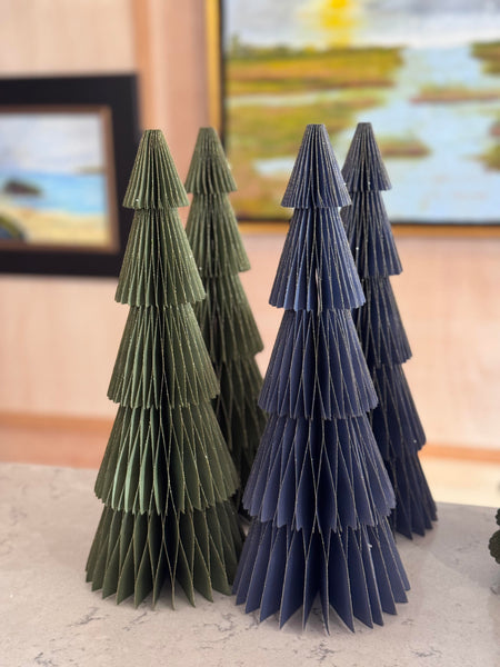 Vintage Honeycomb Christmas Trees