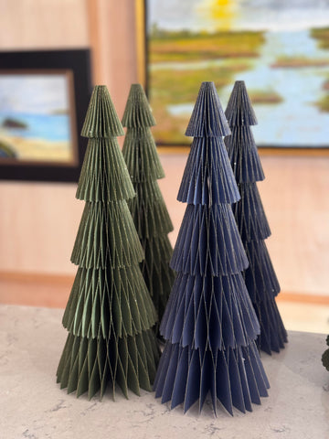Vintage Honeycomb Christmas Trees