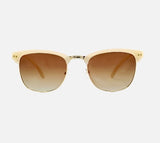 Weston Ivory Kohv Sunglasses