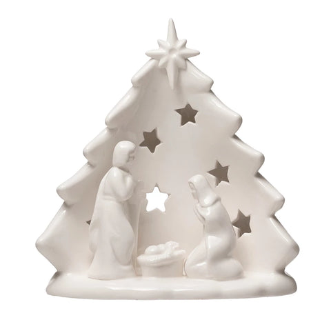 Stoneware Holy Family Cut Outs