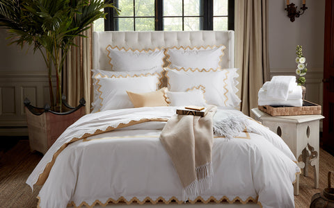 Matouk Aziza Coverlet Collection