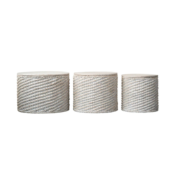 Staycation Woven Tables