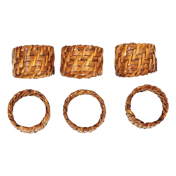 Hand-Woven Rattan Napkin Ring