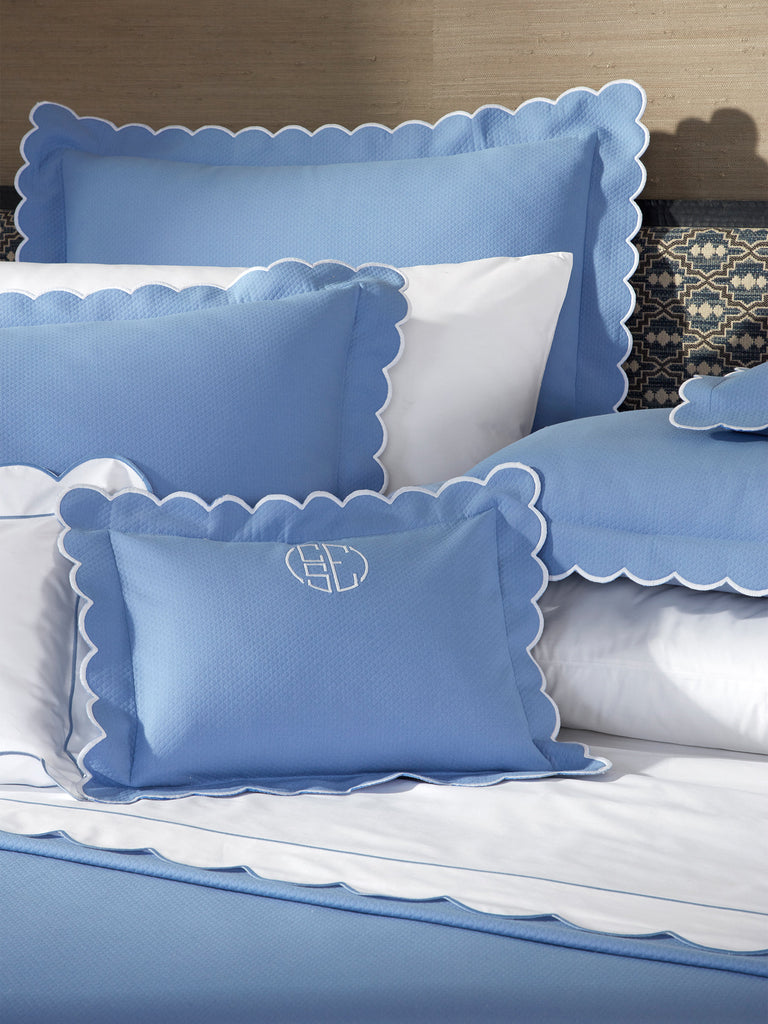 Matouk Diamond Pique Coverlet Collection Beaufort Linen Co.