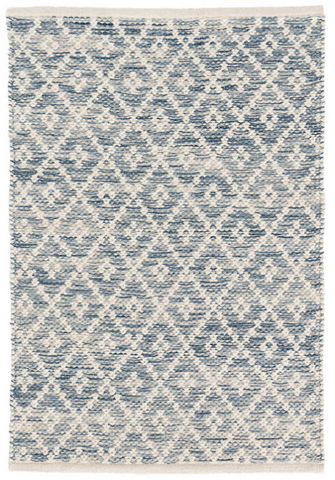 Dash and Albert :: Melange Diamond Blue Rug