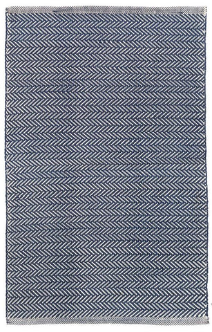 Dash and Albert :: Herringbone Indoor/Outdoor Rug (Color with Ivory)