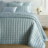 Pine Cone Hill :: Silken Solid Puff Coverlet Collection