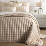 Pine Cone Hill :: Silken Solid Puff Coverlet Collection