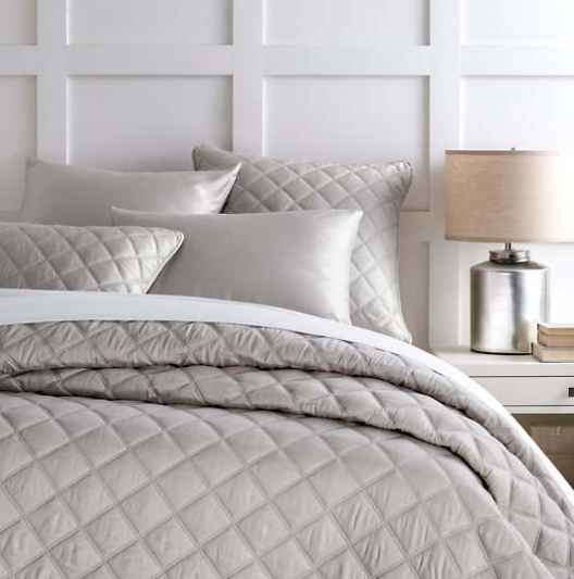 Pine Cone Hill :: Quilted Silken Solid Coverlet Collection